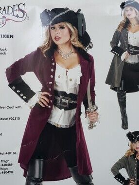 Pirate VIXEN Coat Costume.
